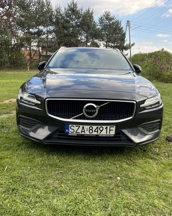 Volvo V60 cena 78900 przebieg: 164000, rok produkcji 2018 z Zawiercie małe 407